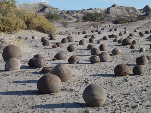 Valle de la luna. Cancha de bochas